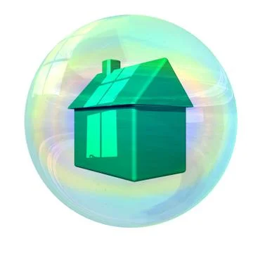 Housing bubble Stock Illustration