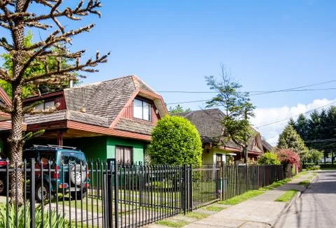 Housing in Chile Stock Photos