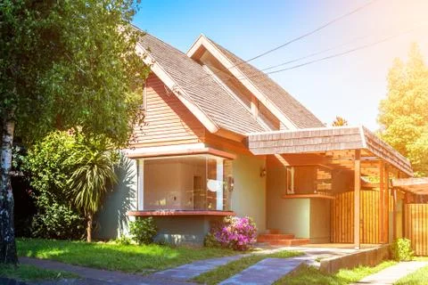 Housing in Chile Stock Photos
