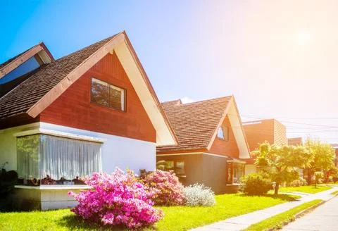 Housing in Chile Stock Photos