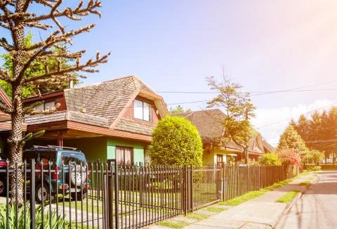 Housing in Chile Stock Photos