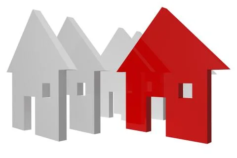 Housing Choice Stock Illustration