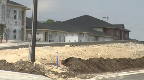 Housing Construction Stock Footage 39637011