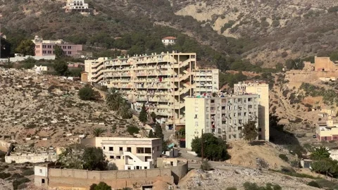 Housing crisis crowded accommodation high rise condominium apartment building Vidéo 296504891