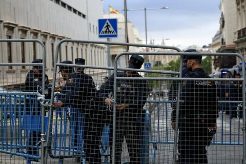 Housing crisis protests continue in Spain, Madrid - 02 Oct 2026 Stock Photos