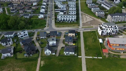 Housing development Stock Footage 120463177