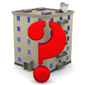 Housing issue 库存插图