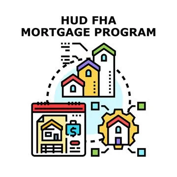 Housing mortgage program scheme and application process Illustration