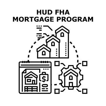 Housing mortgage program scheme and application process Illustration