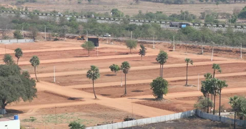 Housing Plots Ready For Development In India Stock Footage 149793329