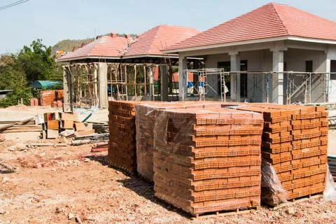 Housing project construction Stock Photos