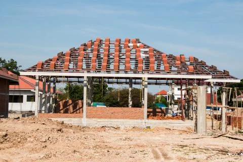 Housing project construction Stock Photos