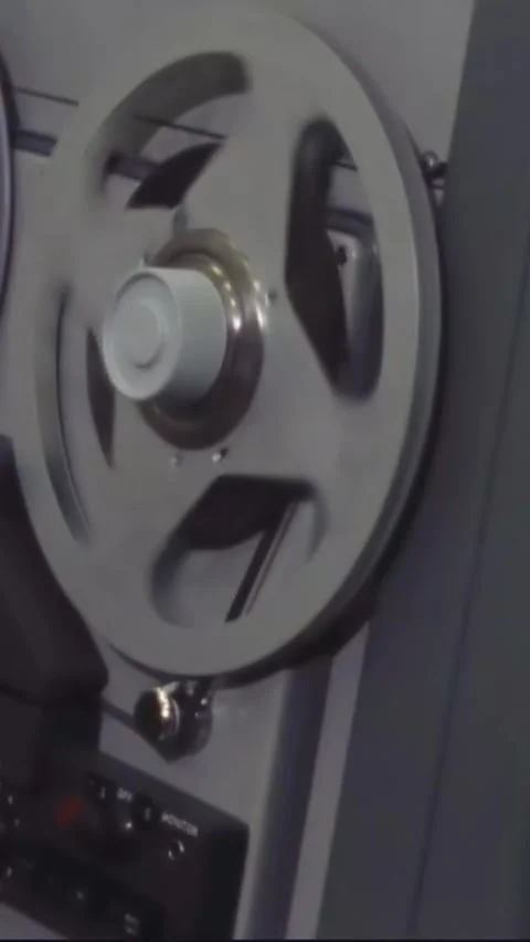 HOUSTON - 1970 - Close-ups of voice recording equipment at NASA's Mission Stock Footage 342913638