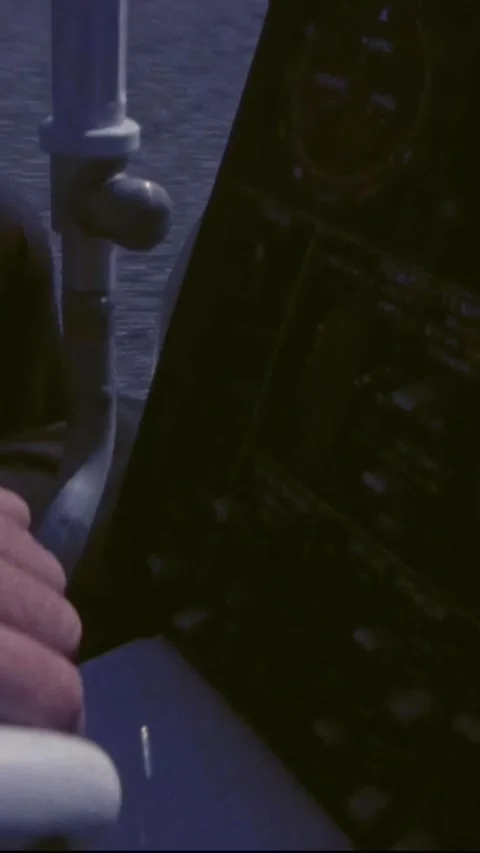 HOUSTON - 1971 - Close-up of the steering controls on a lunar rover vehicle in Stock Footage 340303209