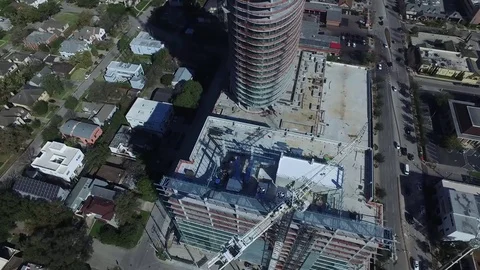 HOUSTON CONSTRUCTION HIGH RISE Stockbeeldmateriaal 73293664