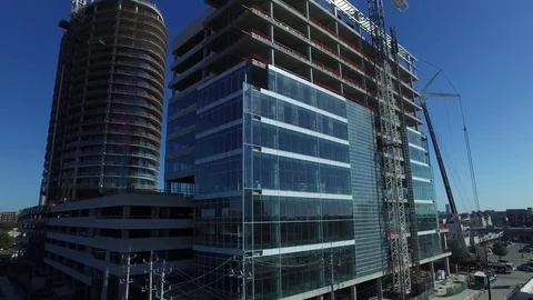 HOUSTON CONSTRUCTION HIGH RISE Stockbeeldmateriaal 73294588