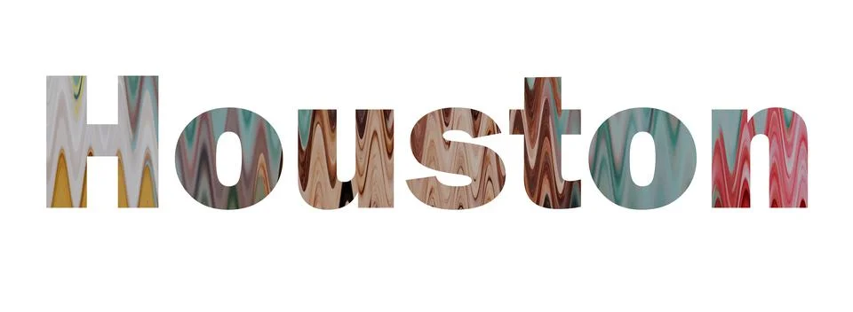 Houston. Stock Illustration