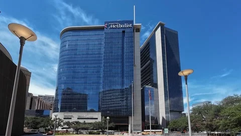 Houston Methodist Centennial Tower Stock Footage 344765743