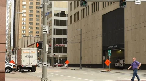 Houston Pan Up Bldg 02 Video stock 63614965