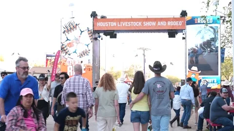 Houston Rodeo Carnaval Video stock 307210410