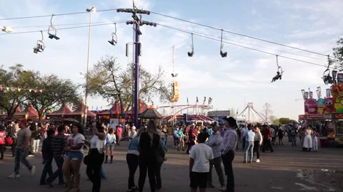 Houston Rodeo Carnaval Stock-Footage 307210420