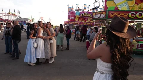Houston Rodeo Carnaval Video stock 307210421