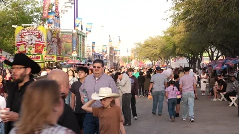 Houston Rodeo Carnaval Stockbeeldmateriaal 307210424
