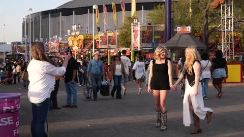 Houston Rodeo Carnaval Stock Footage 307210428