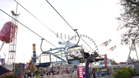 Houston Rodeo Carnaval Stock Footage 307210431