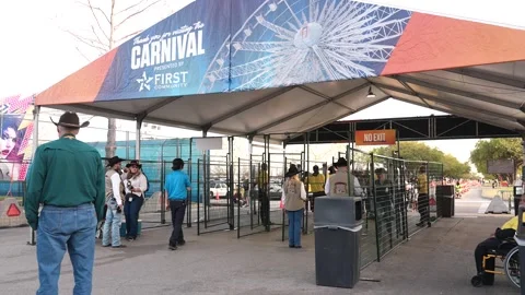 Houston Rodeo Carnaval Stock Footage 307210440