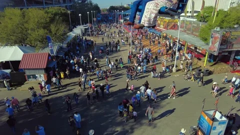 Houston Rodeo Carnival Stock Footage 236714261