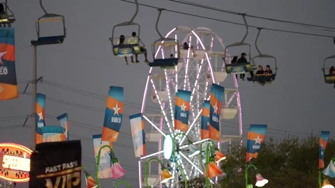 Houston Rodeo Carnival 스톡 동영상 307210508