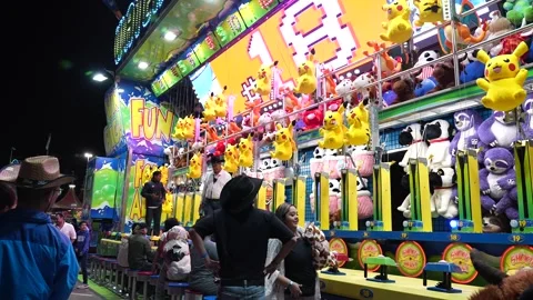 Houston Rodeo Carnival Stock Footage 307210571