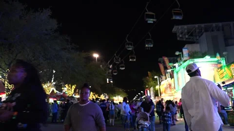 Houston Rodeo Carnival 스톡 동영상 307210586
