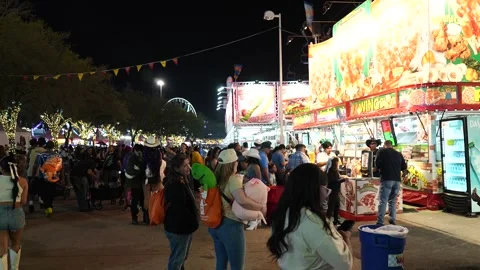 Houston Rodeo Carnival Stockbeeldmateriaal 307210589