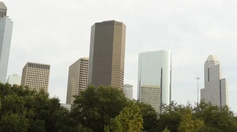 Houston Skyline 01 Video stock 63614902