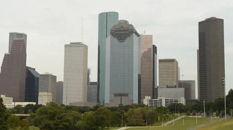 Houston Skyline 06 Video stock 63614957