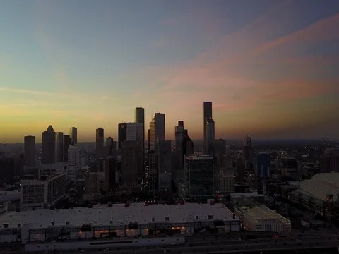 Houston Skyline 1 Stock Footage