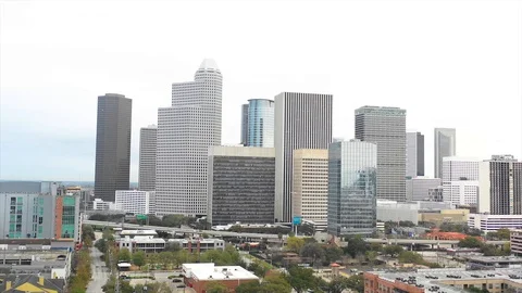 Houston Skyline 1 Stock Footage 127641792
