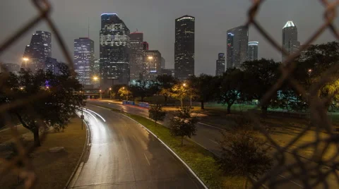 Houston Skyline Timelapse Vidéo 51777398