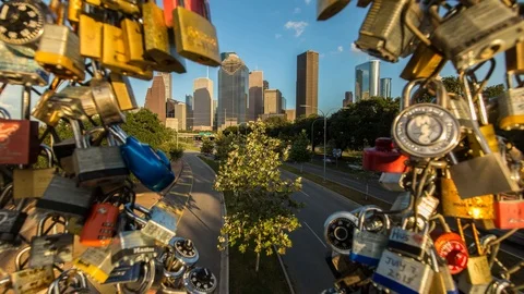 Houston Skyline Timelapse Vidéo 97241689