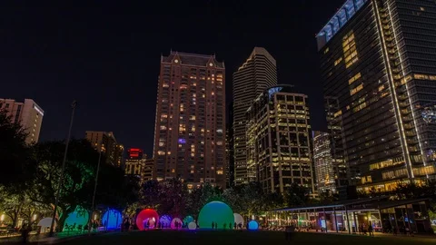 Houston Skyline Timelapse Vidéo 97242129