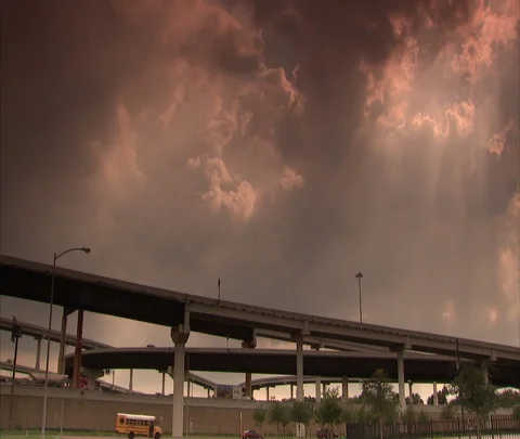 Houston traffic Stock Footage 86696793