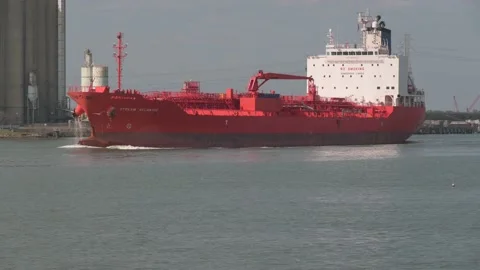 Houston, TX, US - March 09, 2022: Stream Atlantic Chemical Oil Products tanker Stock-Footage 171815508