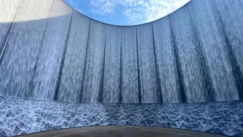 Houston Waterwall Stock Footage 200690467