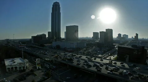 HoustonFreewaySunset 스톡 동영상 786858