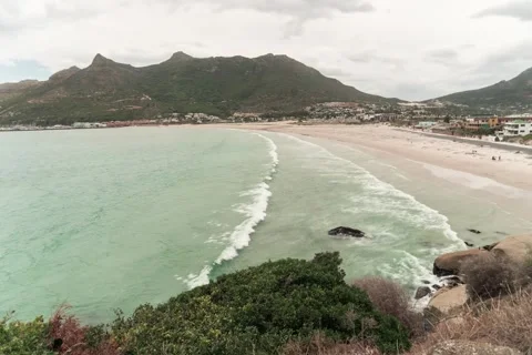 Hout Bay beach Timelapse Stock Footage 293878091
