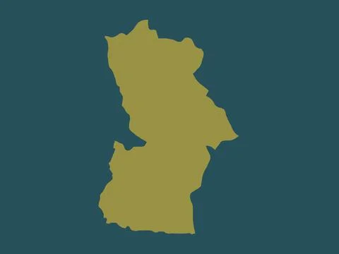 Hovd, Mongolia. Solid color shape 库存插图