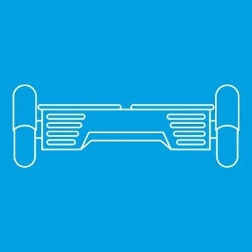 Hover board gyro pod icon, outline style Stock Illustration