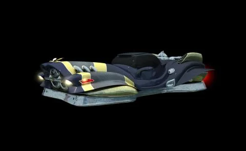 Hover car Stock-Illustration